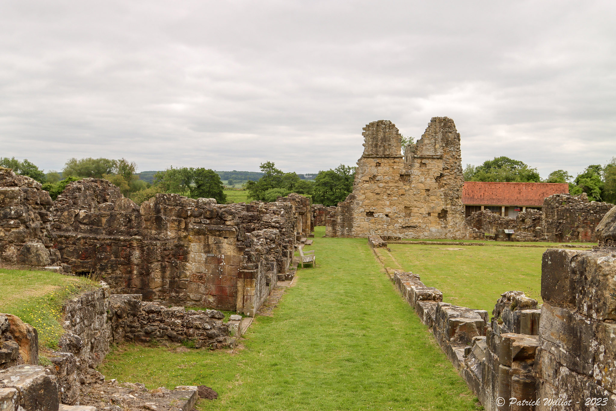 Byland Abbey, North York Moors National Park